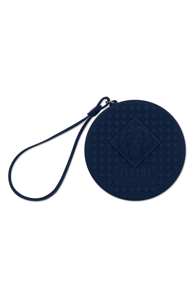 VERSUS Versace Versace Silicone Strap Watch, 39mm & Zip Case, Alternate, color, Blue