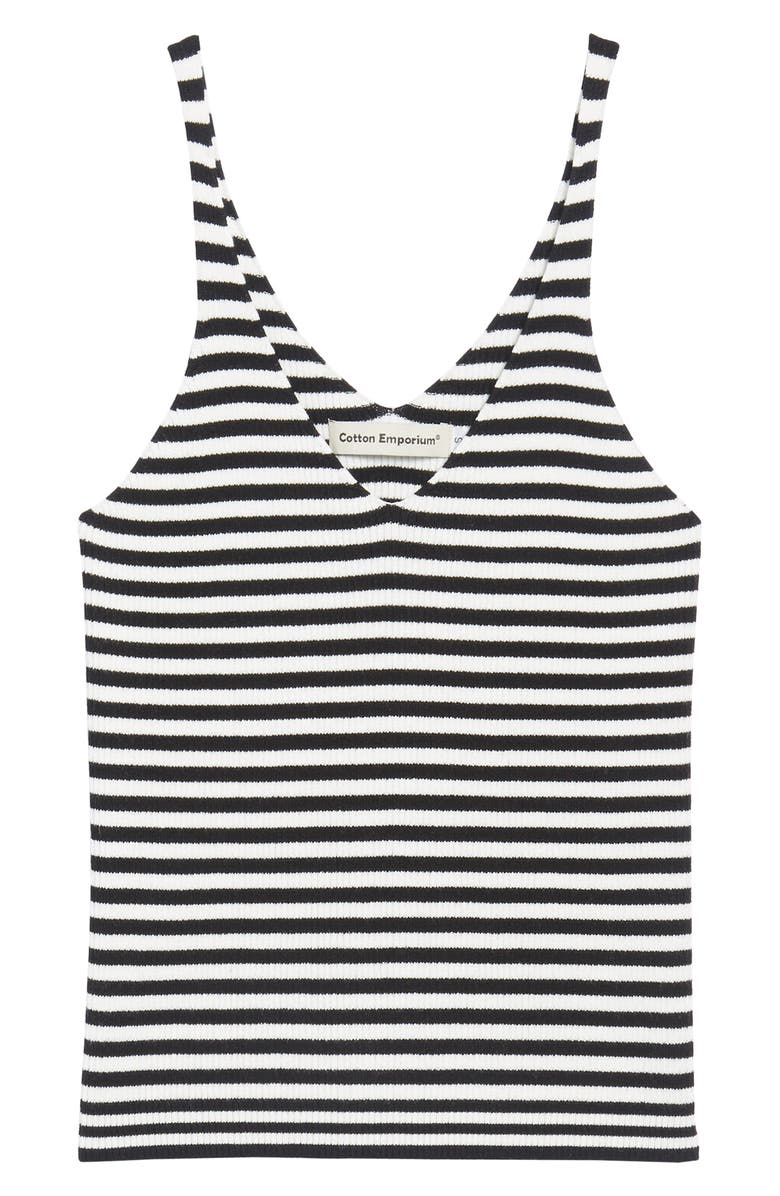Cotton Emporium Stripe Sweater Camisole, Alternate, color, 