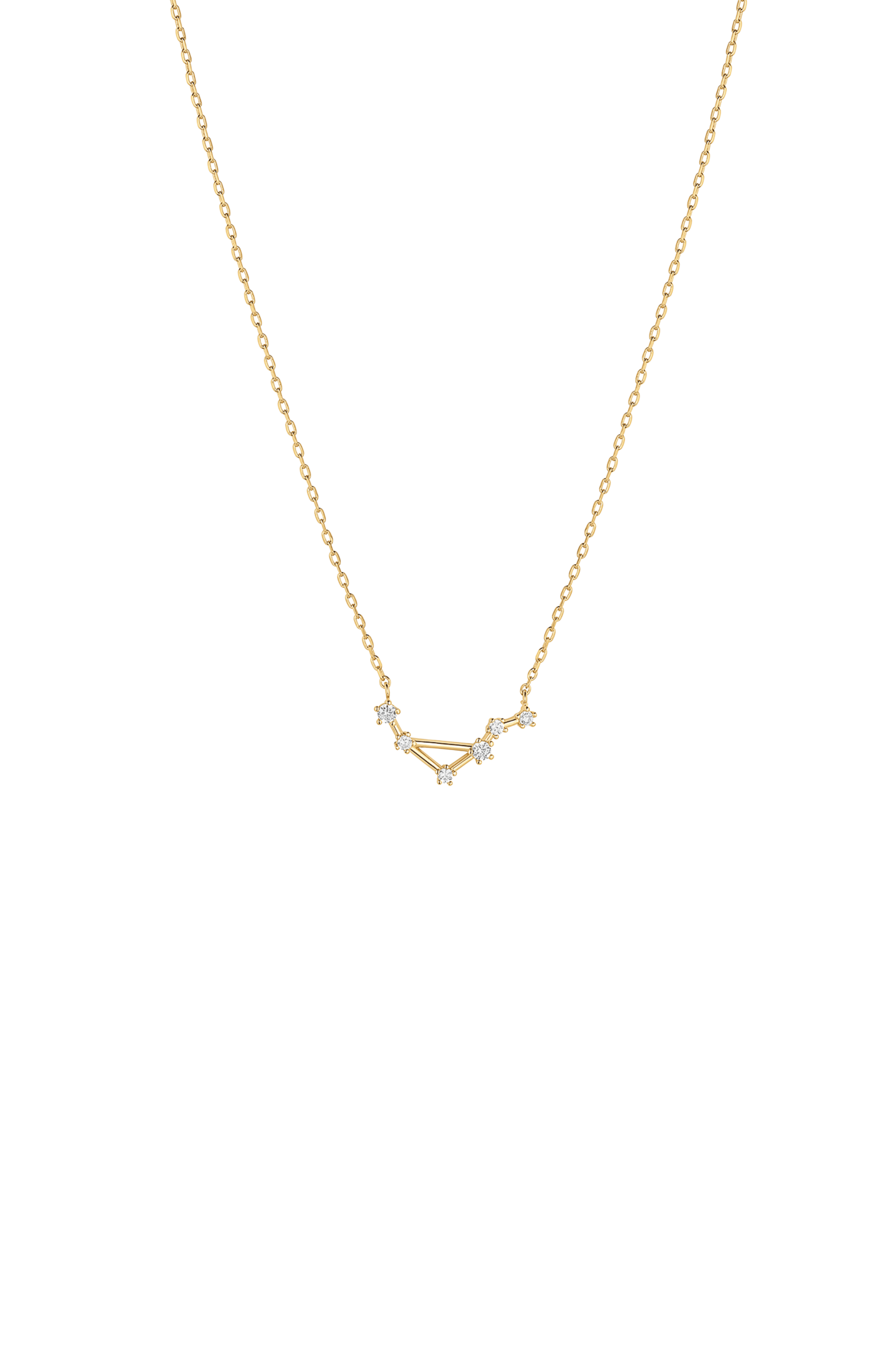 Bearfruit Jewelry 14k Gold Constellation Zodiac Necklace, 12 Zodiac Constellation Holiday Gift Idea