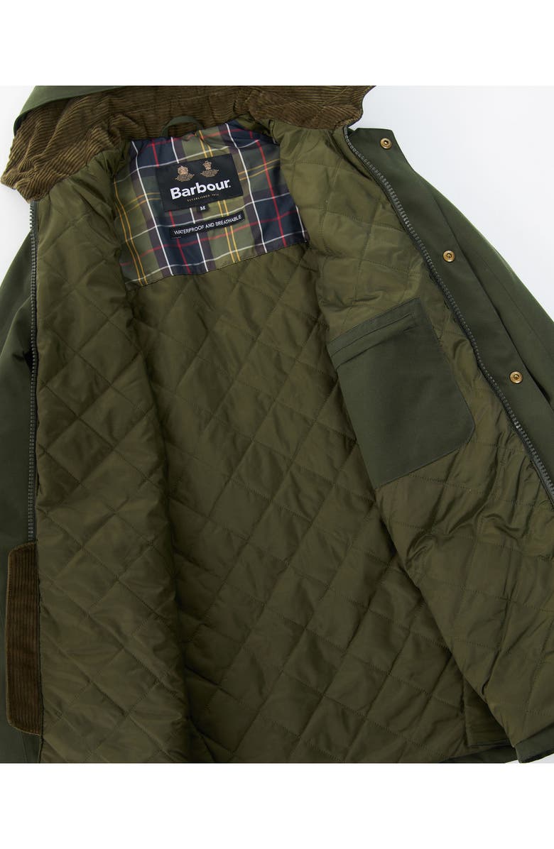 Barbour Ashby Waterproof Winter Jacket, Alternate, color, Sage