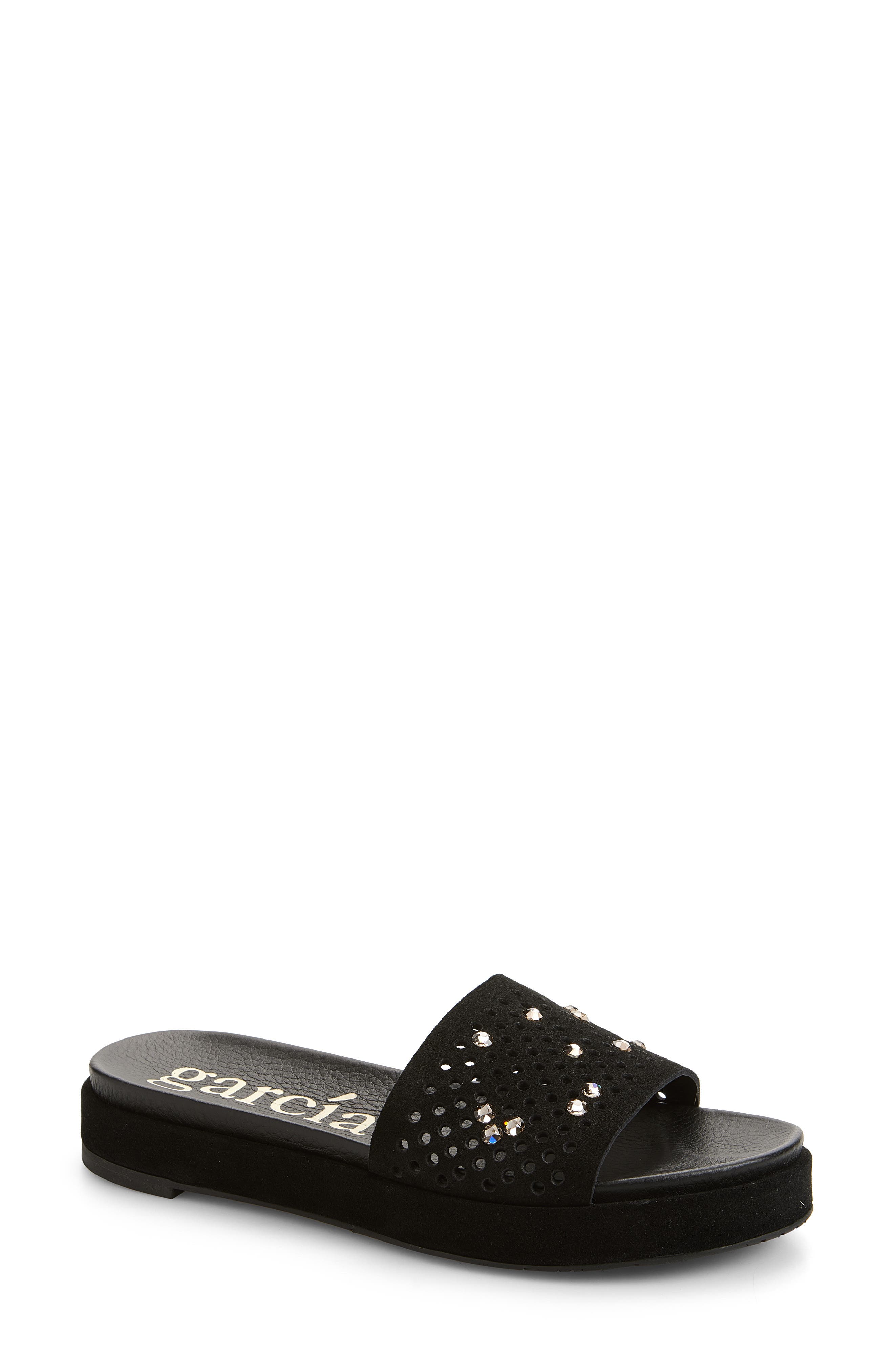 Pedro Garcia Julienne Sandal, Main, color, Black Castoro