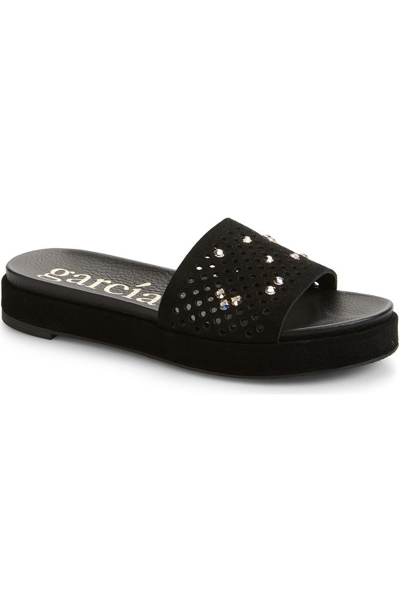 Pedro Garcia Julienne Sandal, Main, color, Black Castoro