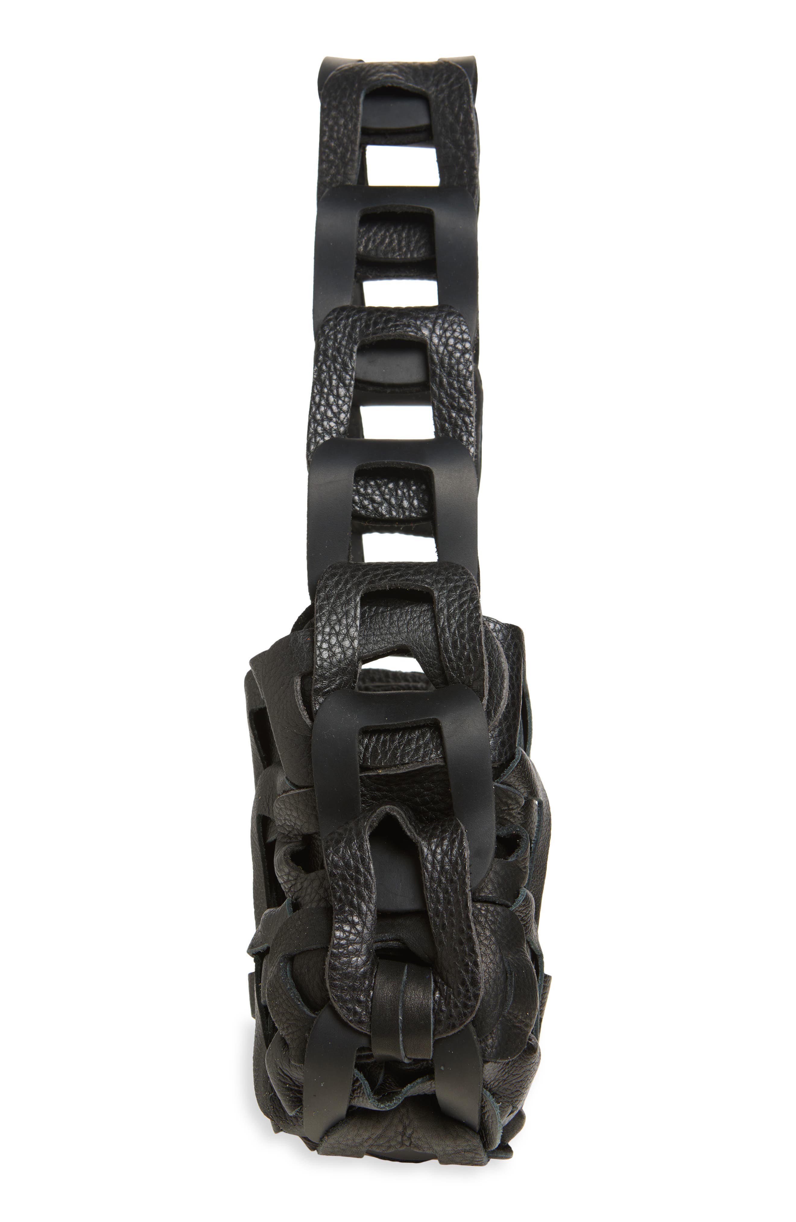 SC103 Mini Links Leather Tote, Alternate, color, Sid