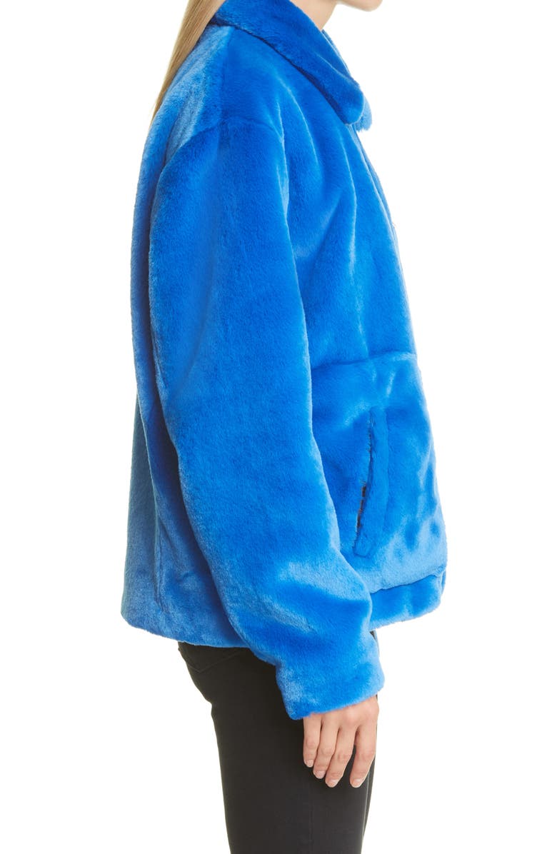 RtA Reese Faux Fur Jacket, Alternate, color,