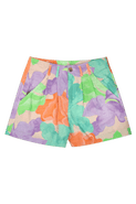 Untitled in Motion Maximon Pleated Linen Shorts