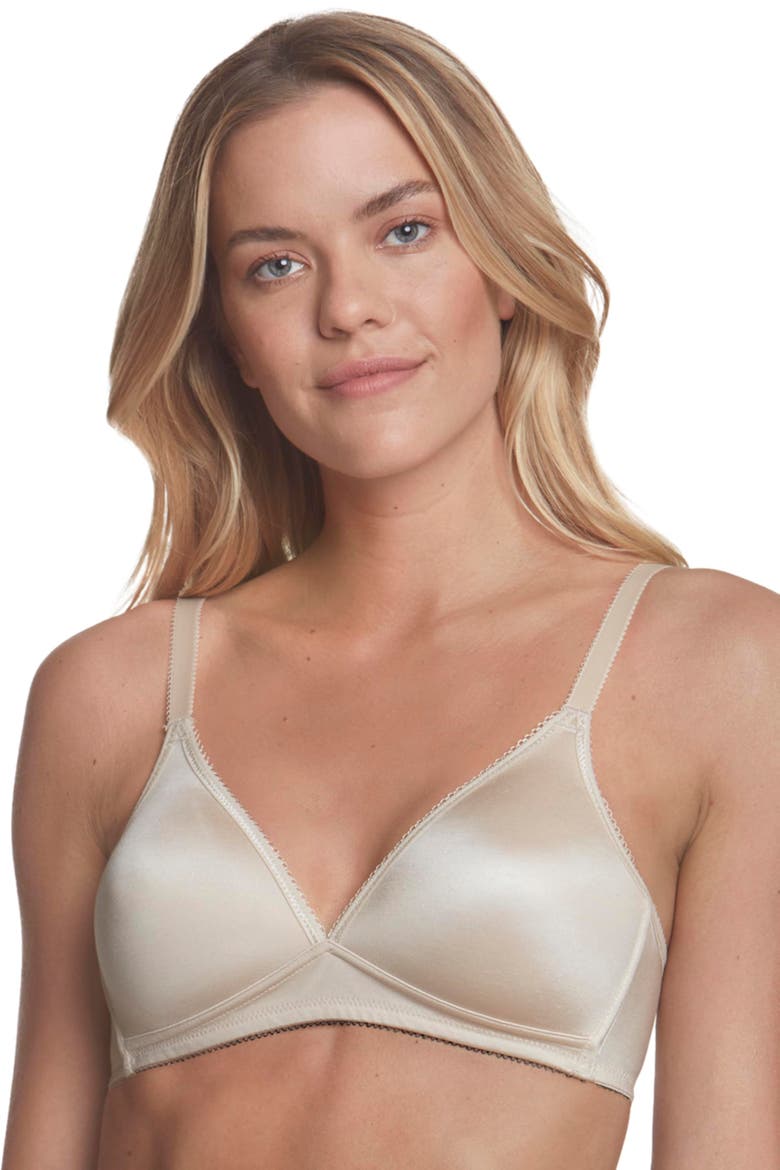Sara Wire-Free Soft Cup T-Shirt Everyday Comfort Bra with Memory Foam Cups, Alternate, color, Black