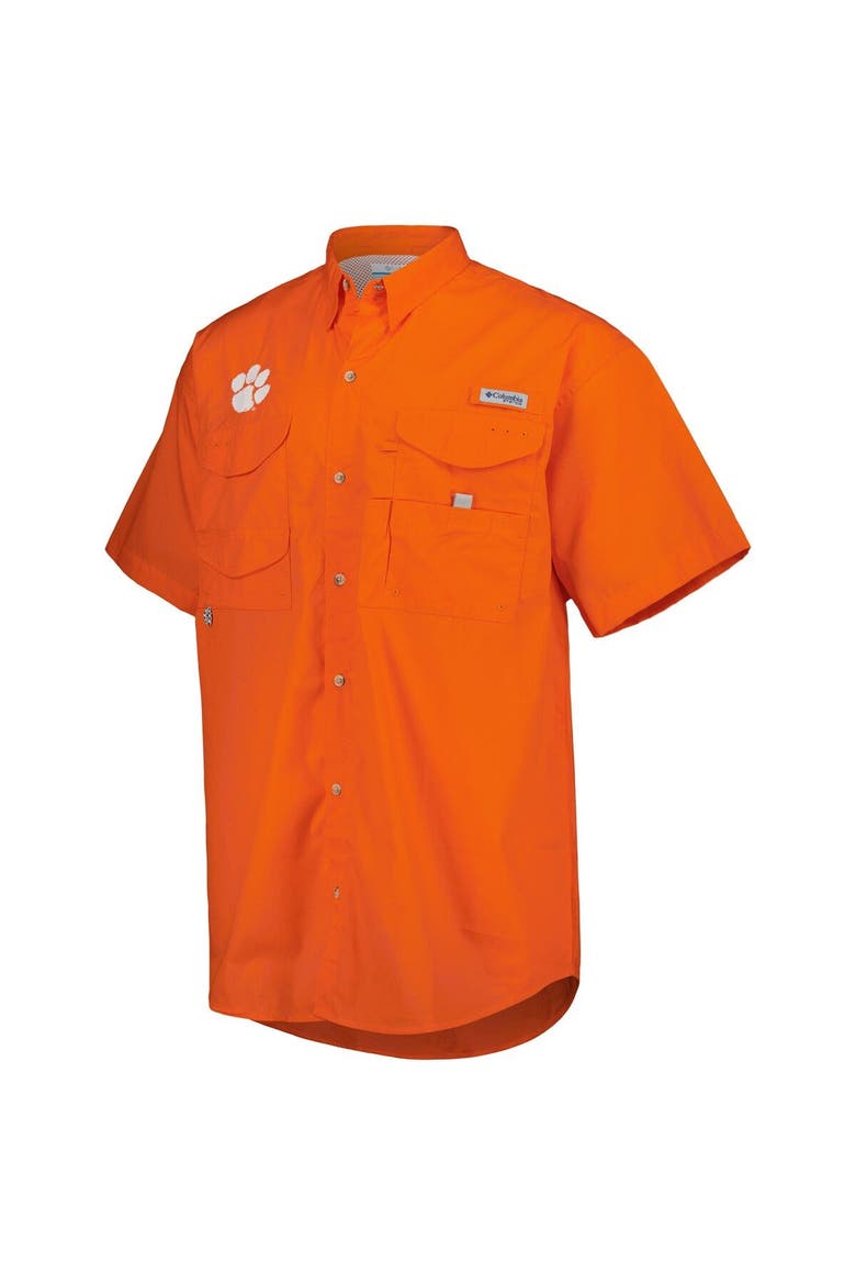 Men's Columbia Orange Clemson Tigers Bonehead Button-Up Shirt, Alternate, color, Orange