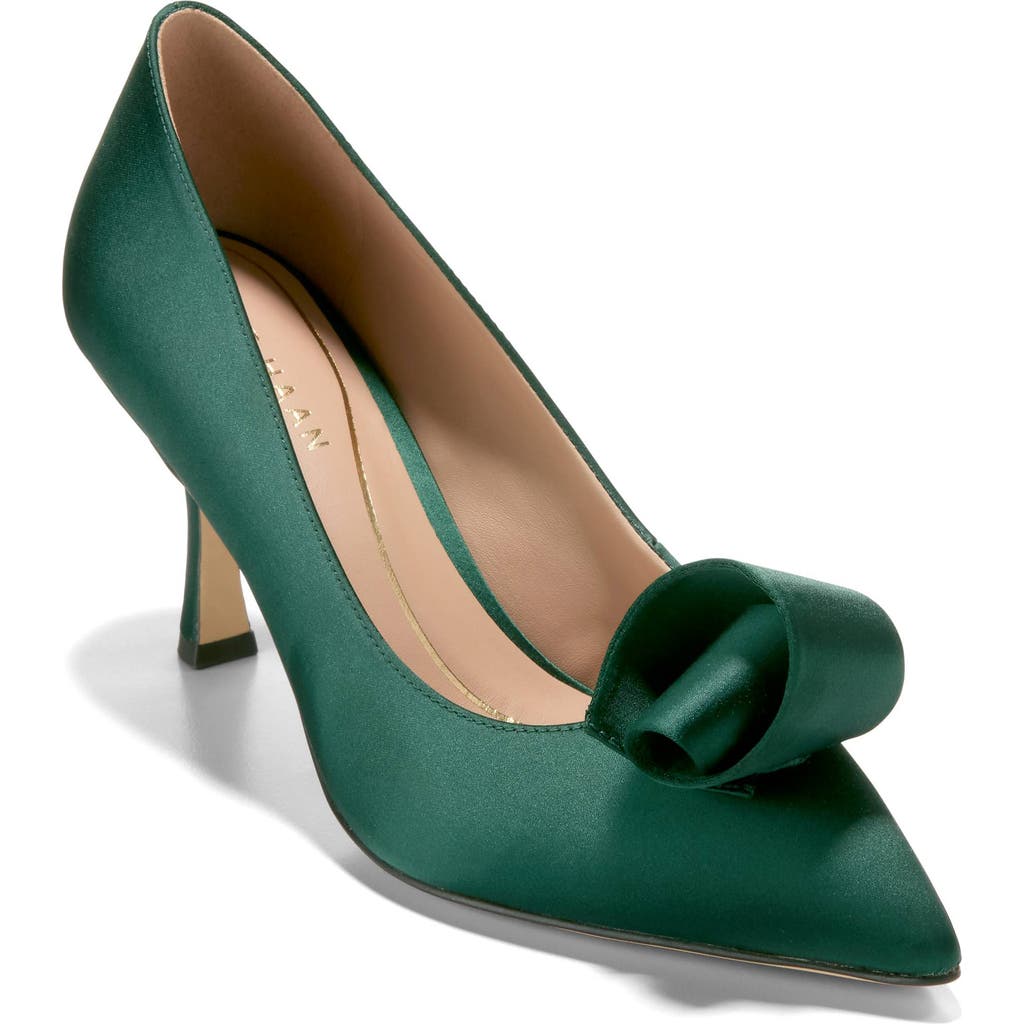 Cole Haan Florette Pointed Toe Pump In Green