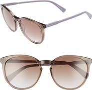 Longchamp 56mm Round Sunglasses