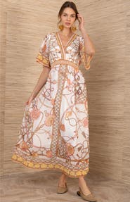 Hale Bob Neve Chiffon Dress