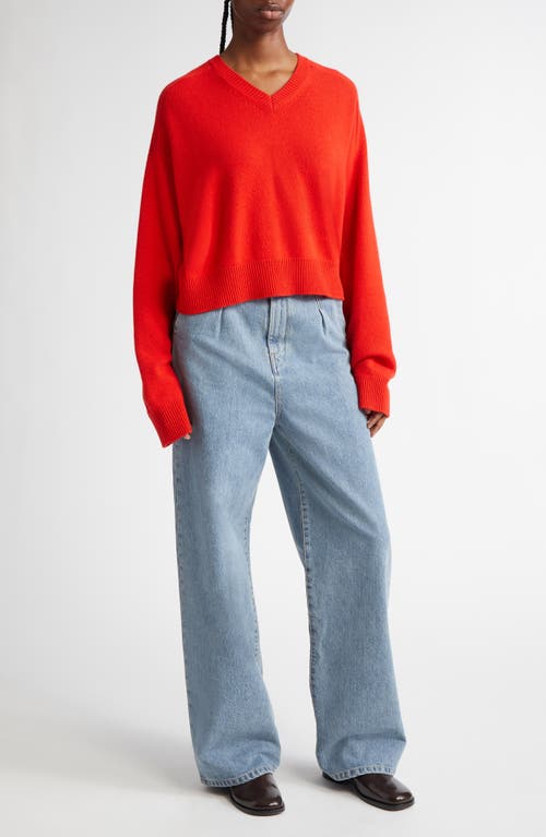 LOULOU STUDIO LOULOU DE SAISON ANZOR CASHMERE V-NECK SWEATER