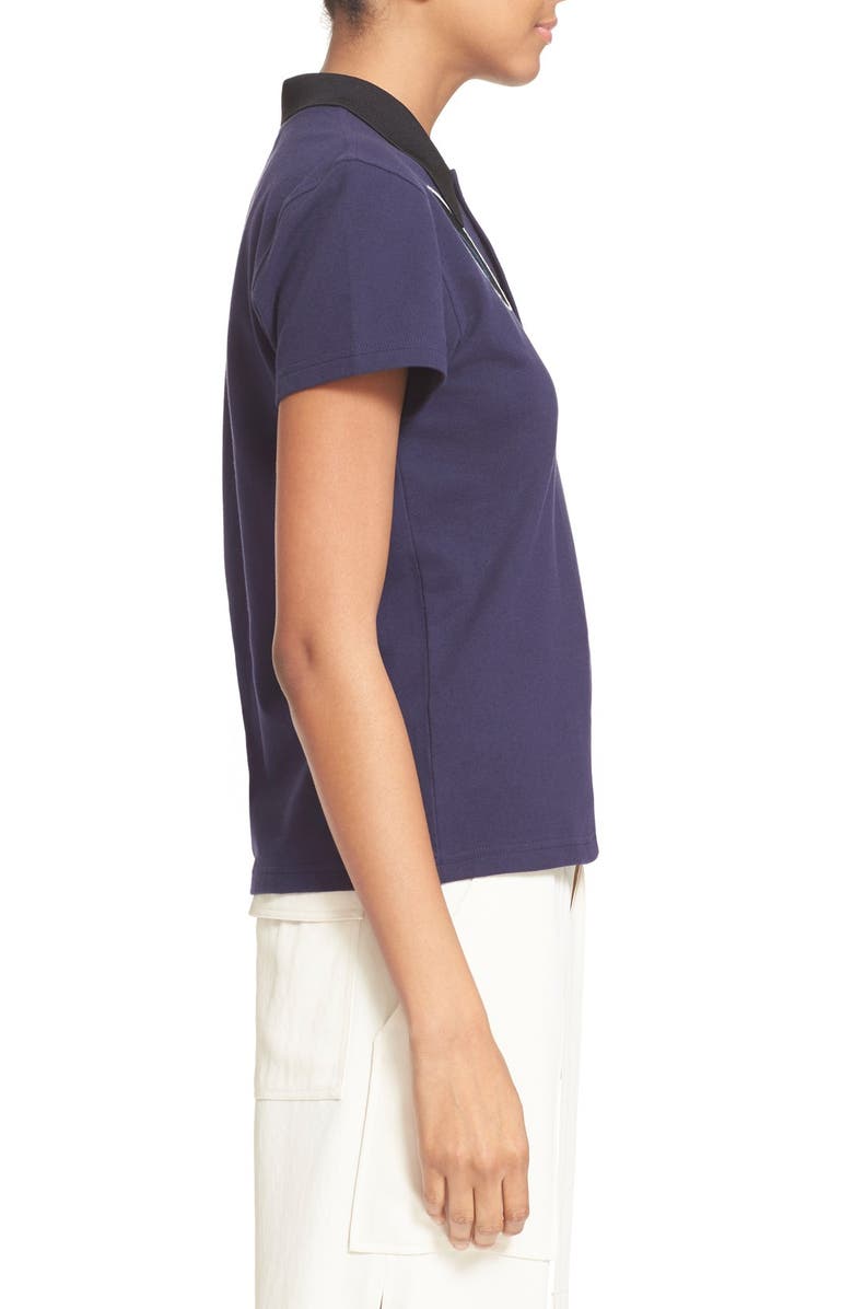 Opening Ceremony Embroidered Piqué Cotton Polo, Alternate, color, 