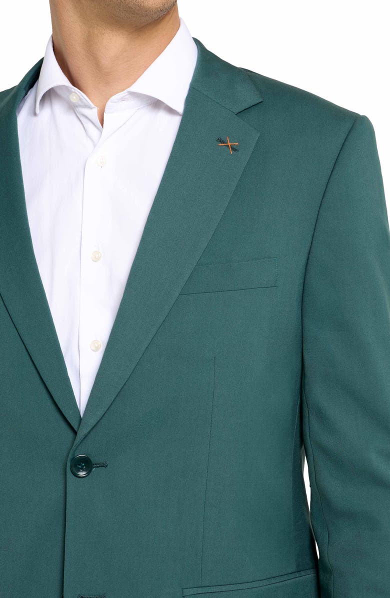 OppoSuits Daily Slim Fit Posy Green Suit, Alternate, color, Green