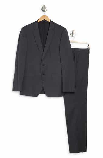 BOSS Huge Genius Two Button Notch Lapel Virgin Wool Suit