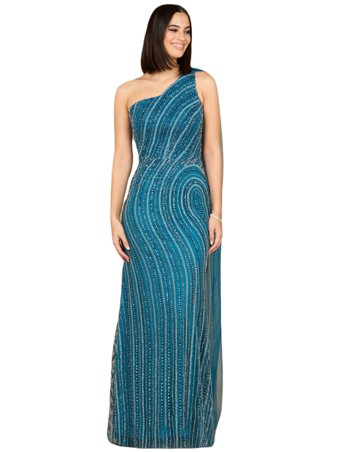 One Shoulder Fitted Gown