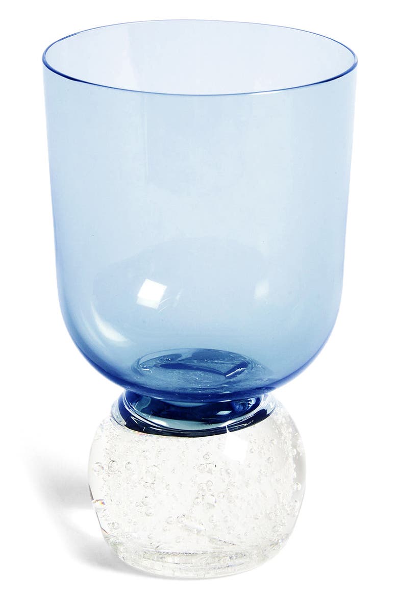 Bubble Glass Tumbler, Main, color, BLUE
