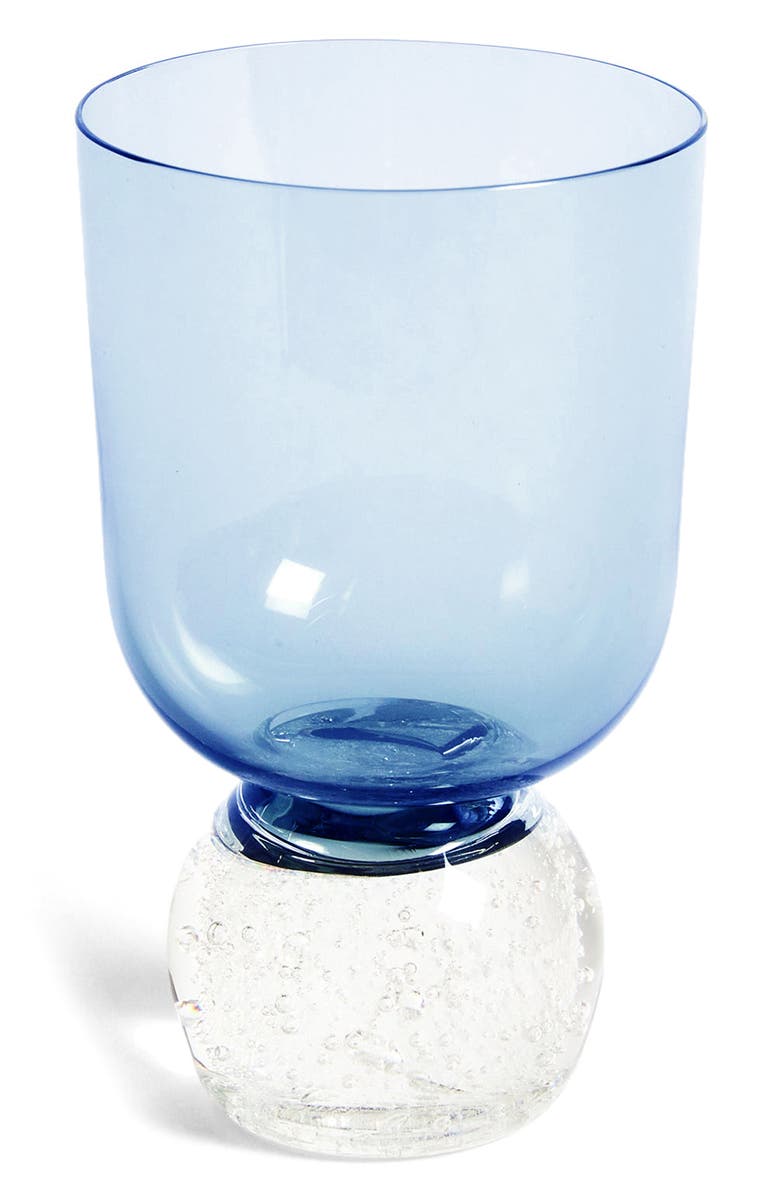 MISETTE Bubble Glass Tumbler, Main, color, Blue