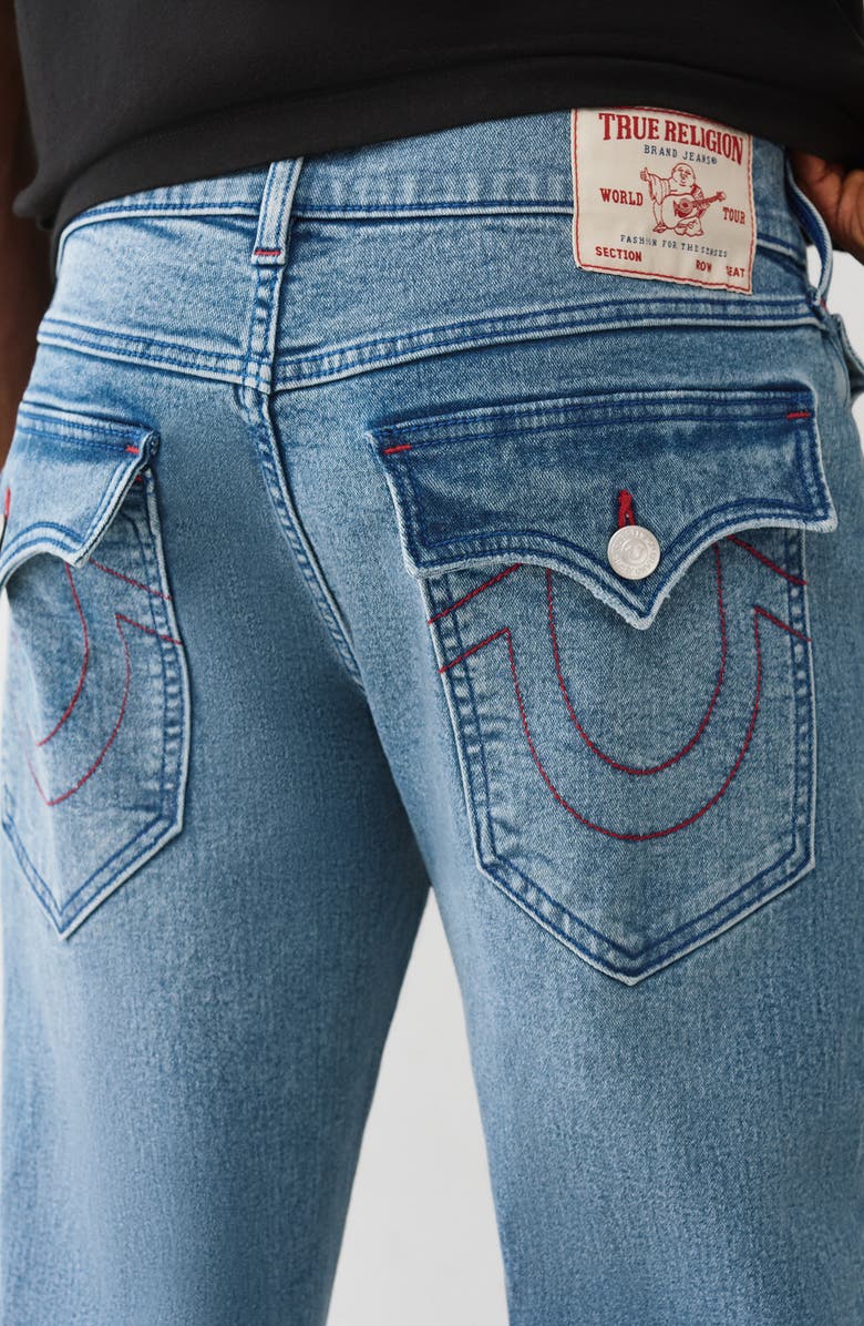 True Religion Ricky Straight Leg Jeans, Alternate, color, Light Peppermint Wash