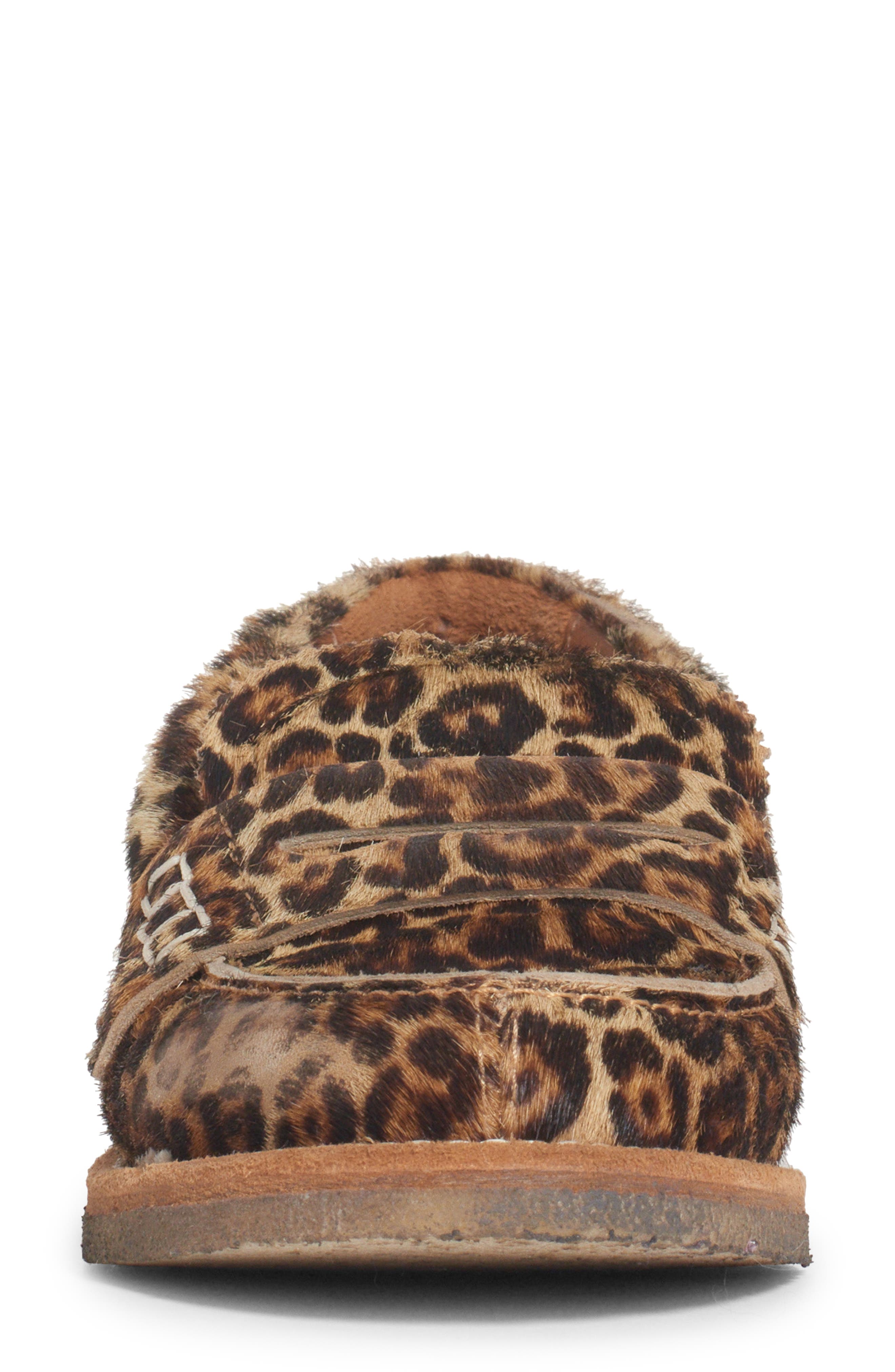 Golden Goose Jerry Genuine Calf Hair Loafer, Alternate, color, Beige Brown Leo Calf Hair