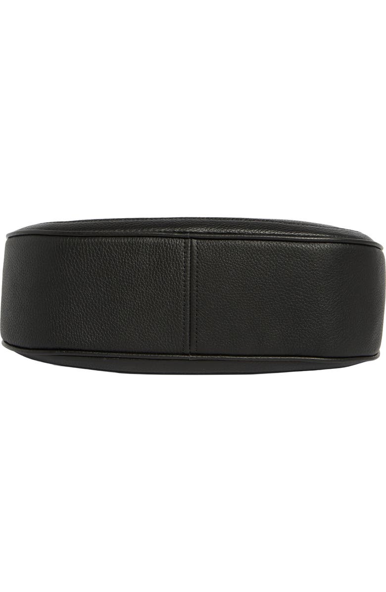 Kate Spade New York Leila Pebbled Leather Shoulder Bag, Alternate, color, Black