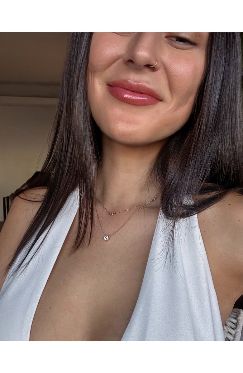 Set & Stones Birthstone Pendant Necklace, Alternate, color, Gold / September