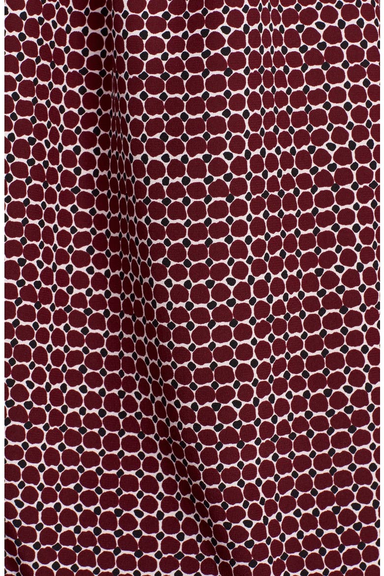 'parker dot' print silk bow blouse, Alternate, color, MIDNIGHT WINE