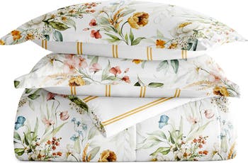 Floral Print 3-Piece Comforter Set