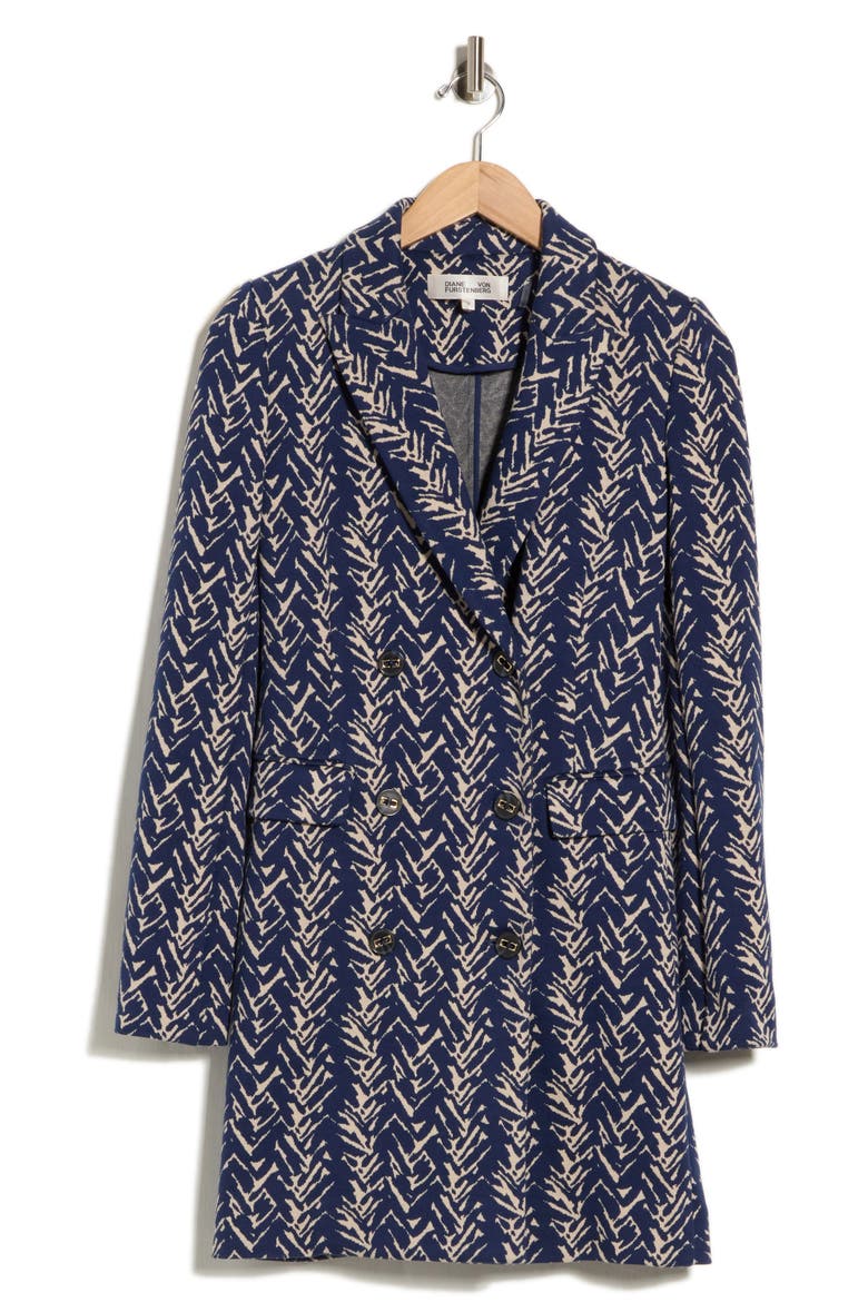 Virginia Double Breasted Jacket, Alternate, color, COMO TWEED