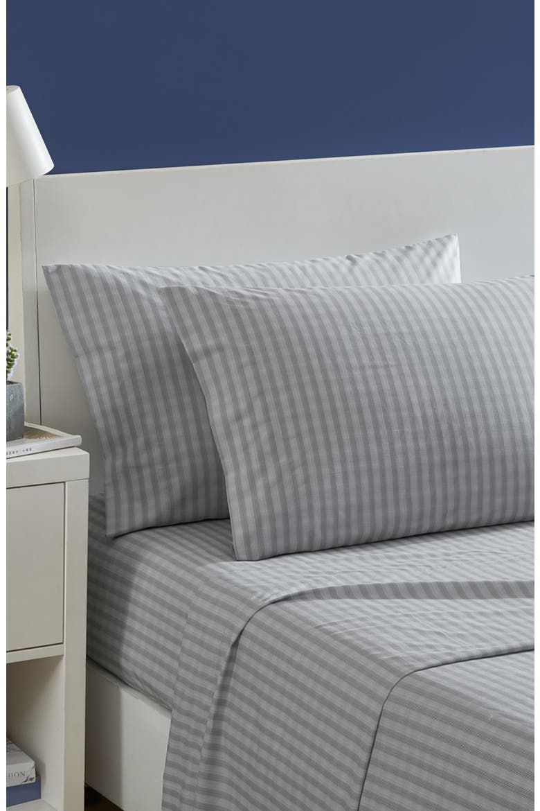 Michael Plaid Sheet Set, Alternate, color, VESSEL
