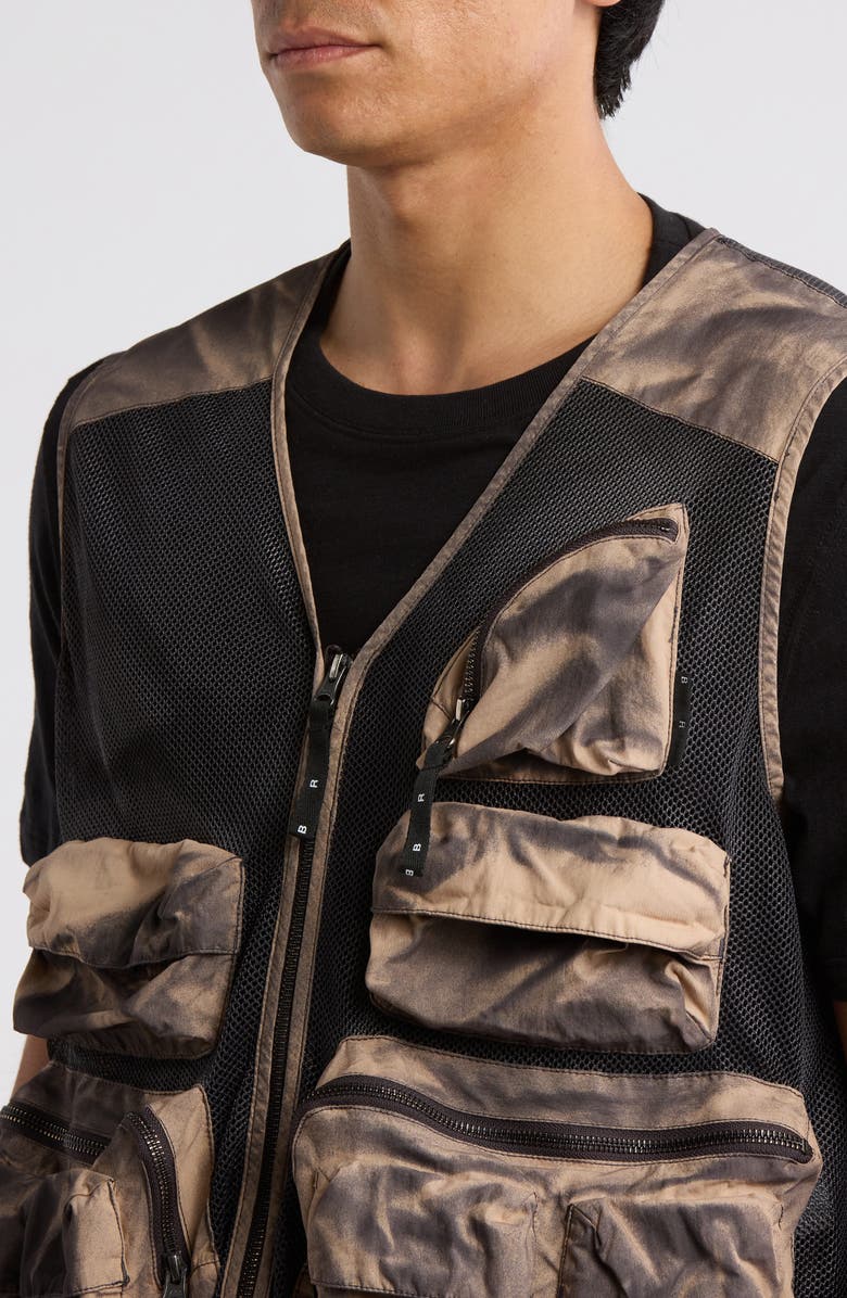 BOILER ROOM Multipocket Gilet, Alternate, color, Brown