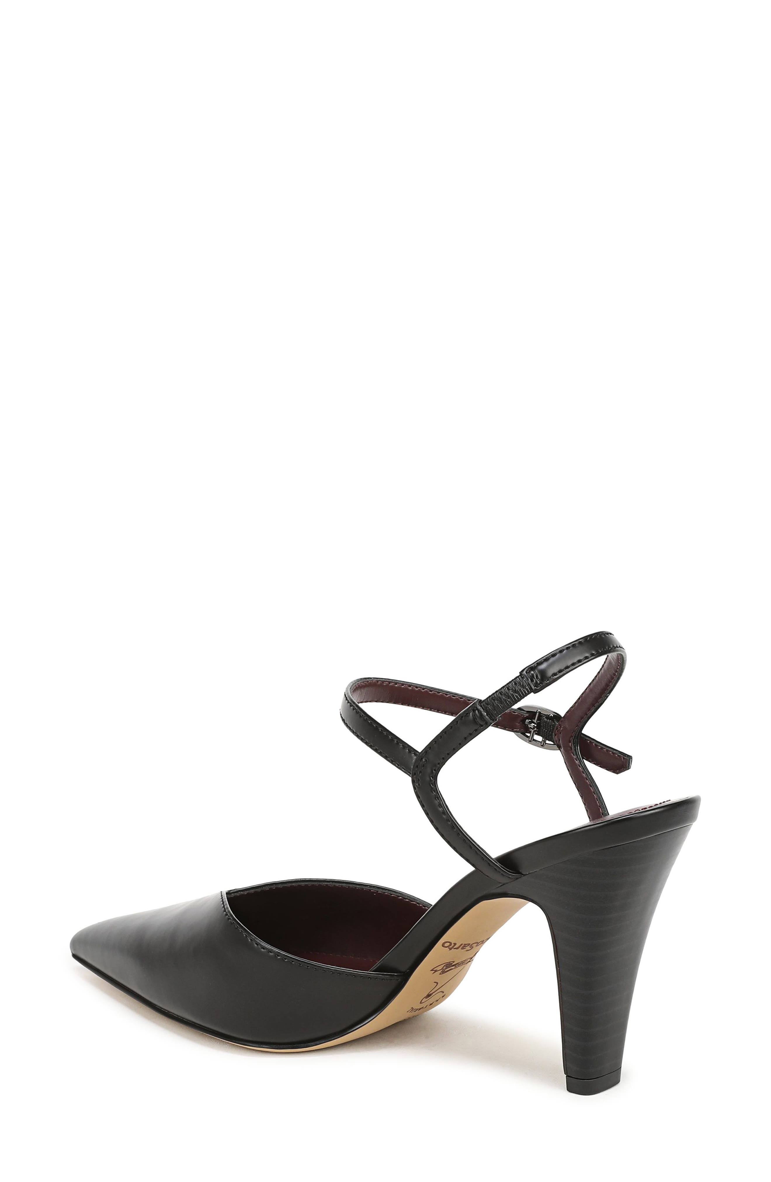Saskia Pointed Toe Pump, Alternate, color, BLACK