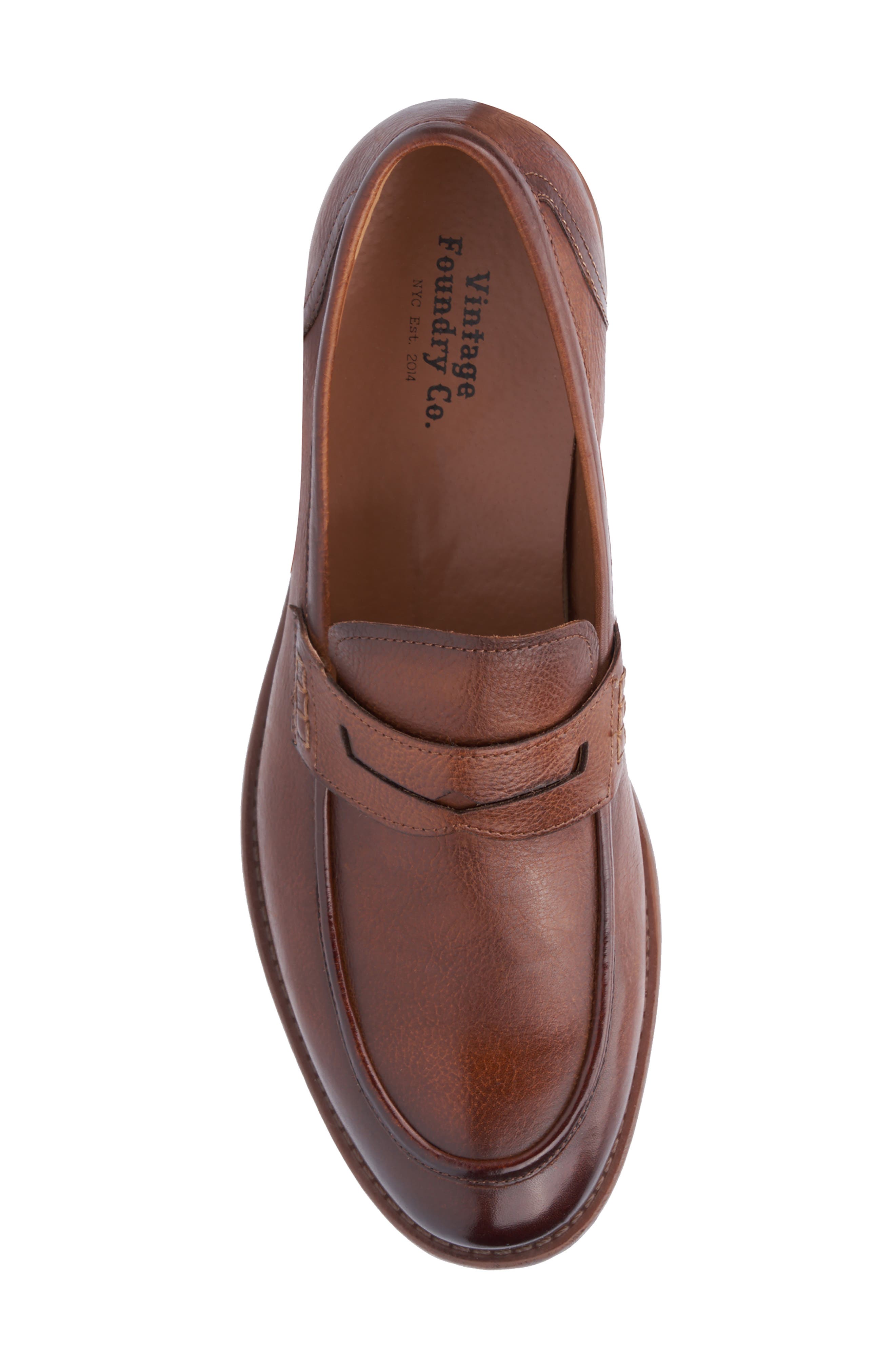 Harry Apron Toe Penny Loafer, Alternate, color, TAN