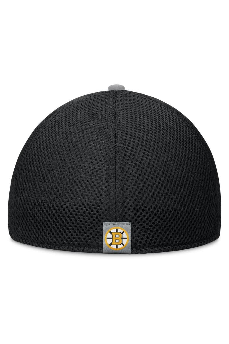 Men's Fanatics Black Boston Bruins Fundamentals Span Flex Hat, Alternate, color, Black