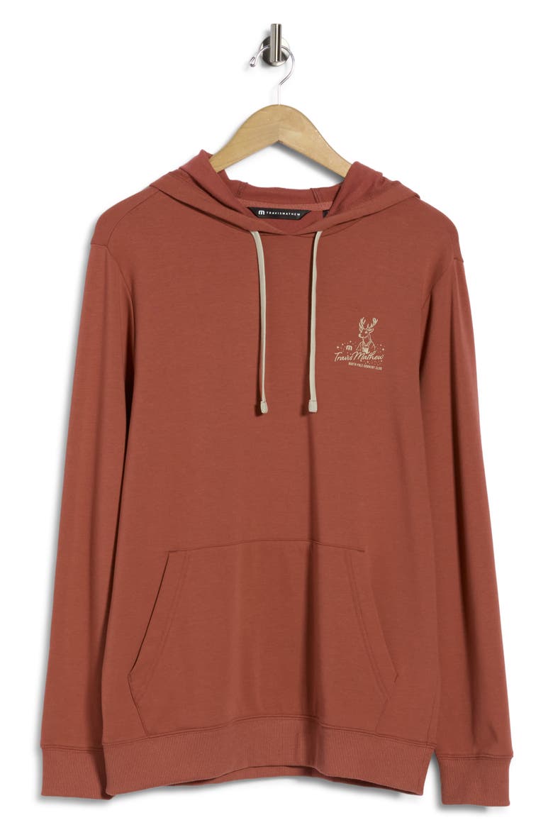 Snowscape Cloud Graphic Hoodie, Main, color, ROAN ROUGE