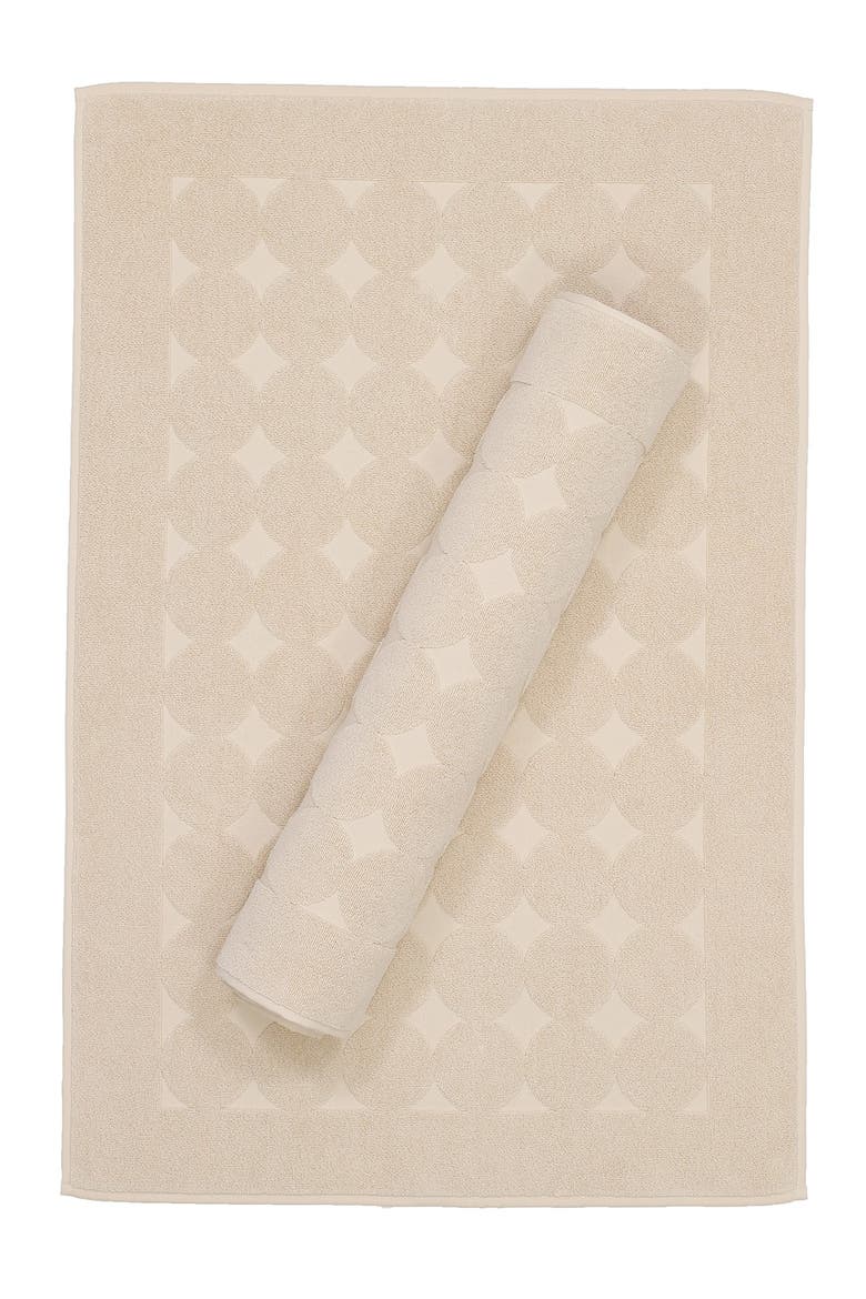 Sinemis Circle Design Bath Mats - Set of 2 - Beige, Main, color, BEIGE