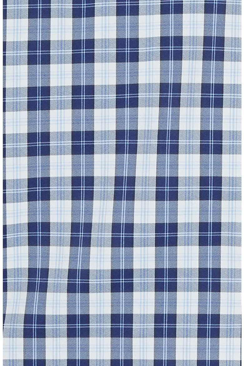 Slim Fit Plaid Button-Up Tech Shirt, Alternate, color, LODI BLUE DEPTHS