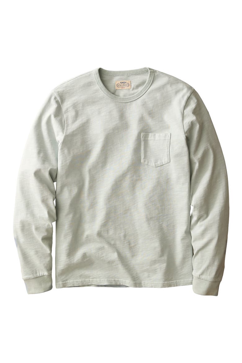 Luxe Slub Long Sleeve Pocket T-Shirt, Alternate, color, BALLAD BLUE