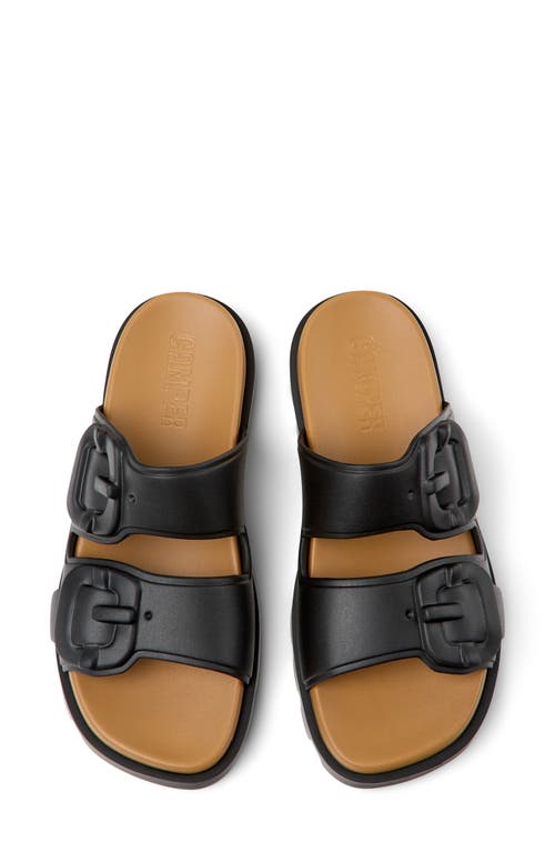 Camper Brutus Slide Sandal In Black