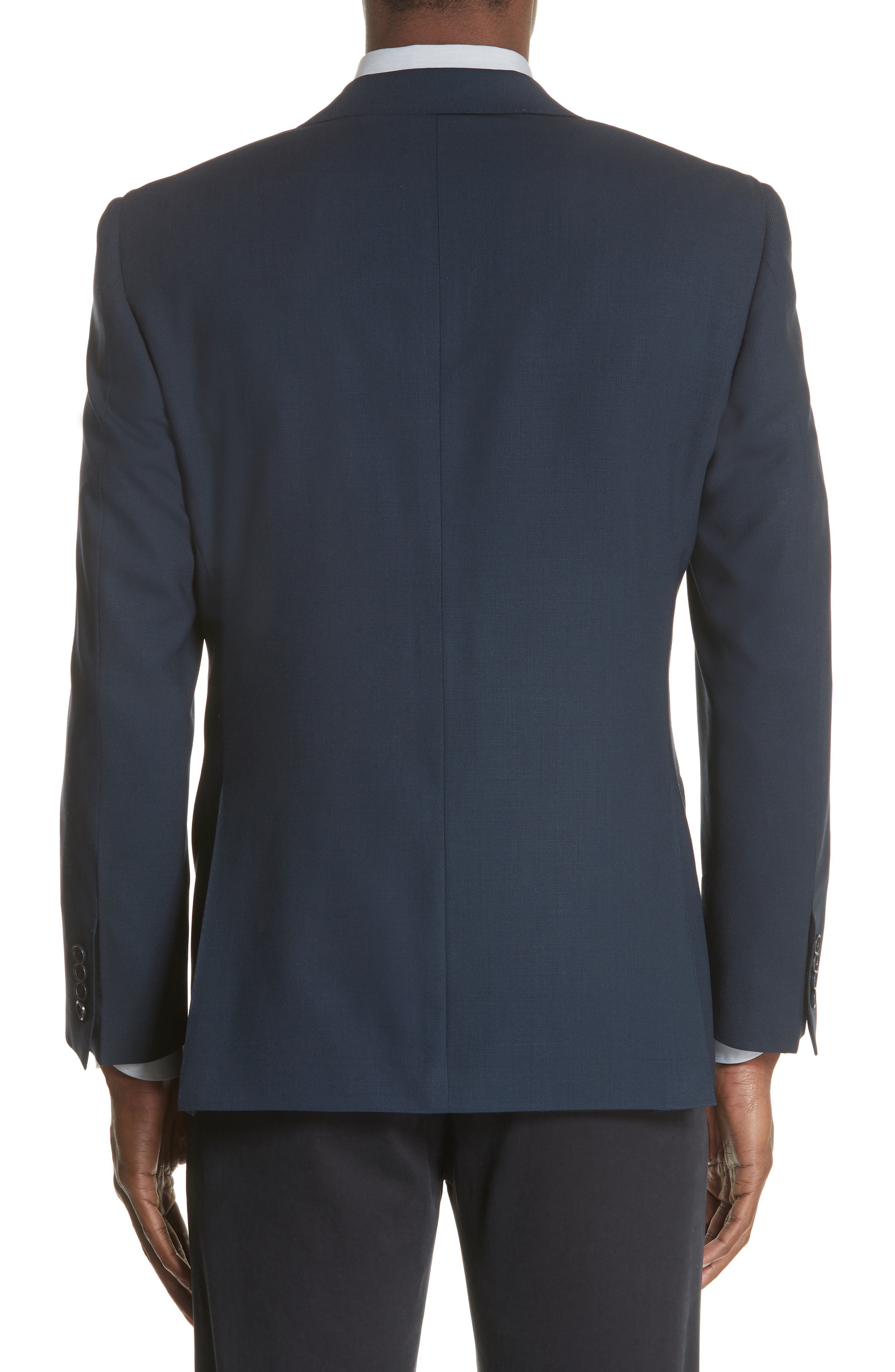 Classic Fit Water Resistant Navy Wool Blazer - image 2