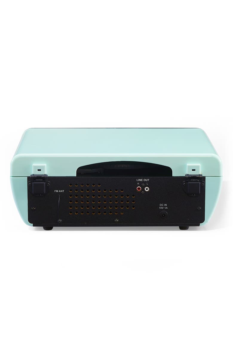 Crosley Radio Powel 7-in-1 Record Player, Alternate, color, Aqua Blue
