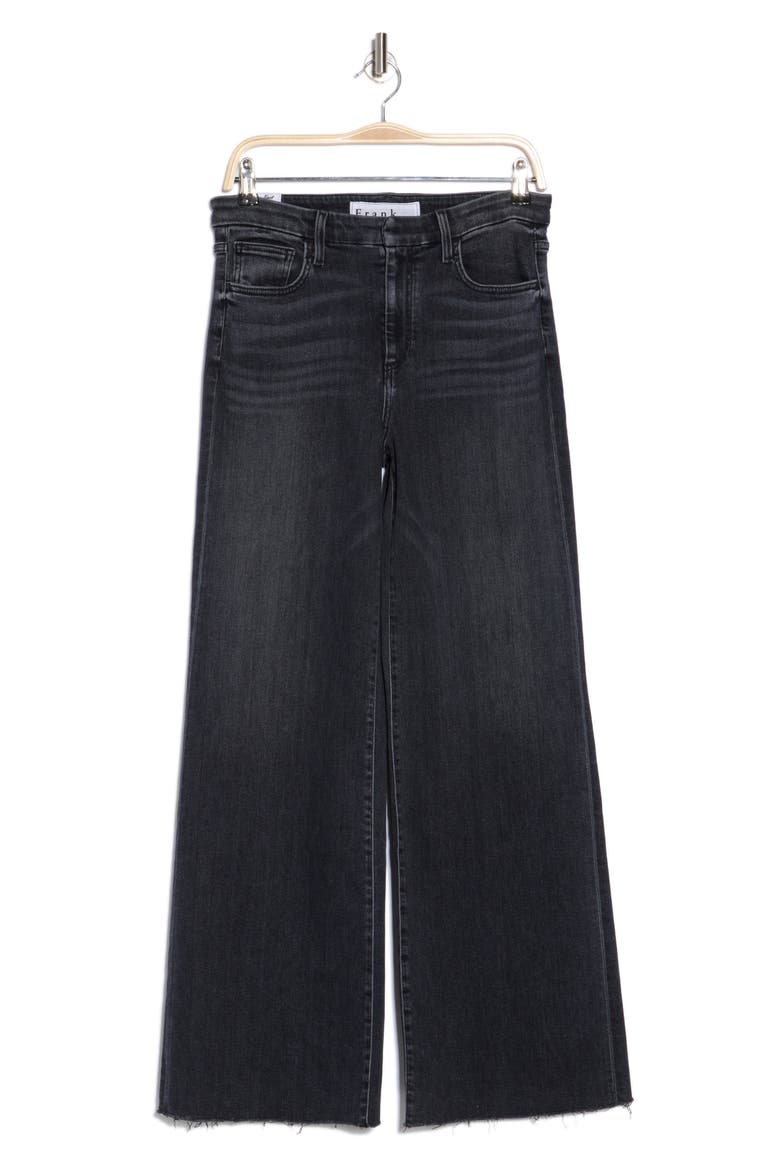 Long Gaucho Pants, Alternate, color, WASHED BLACK