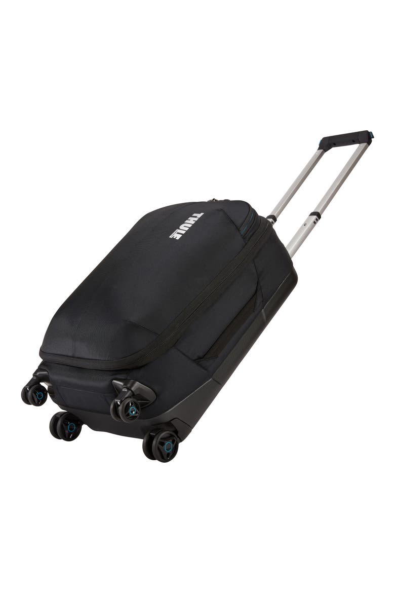 Subterra 22-Inch Spinner Carry-On, Alternate, color, BLACK