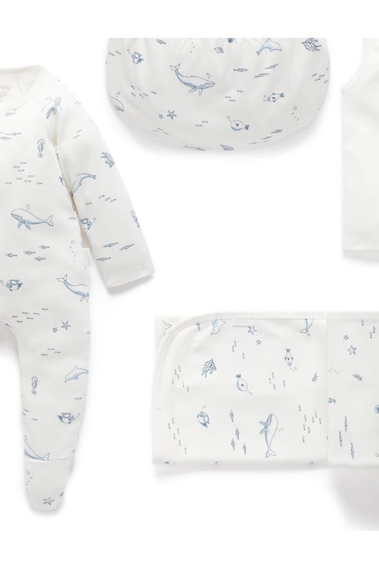 Newborn Hospital Gift Pack 6 Piece, Alternate, color, Vanilla Nautical Pack