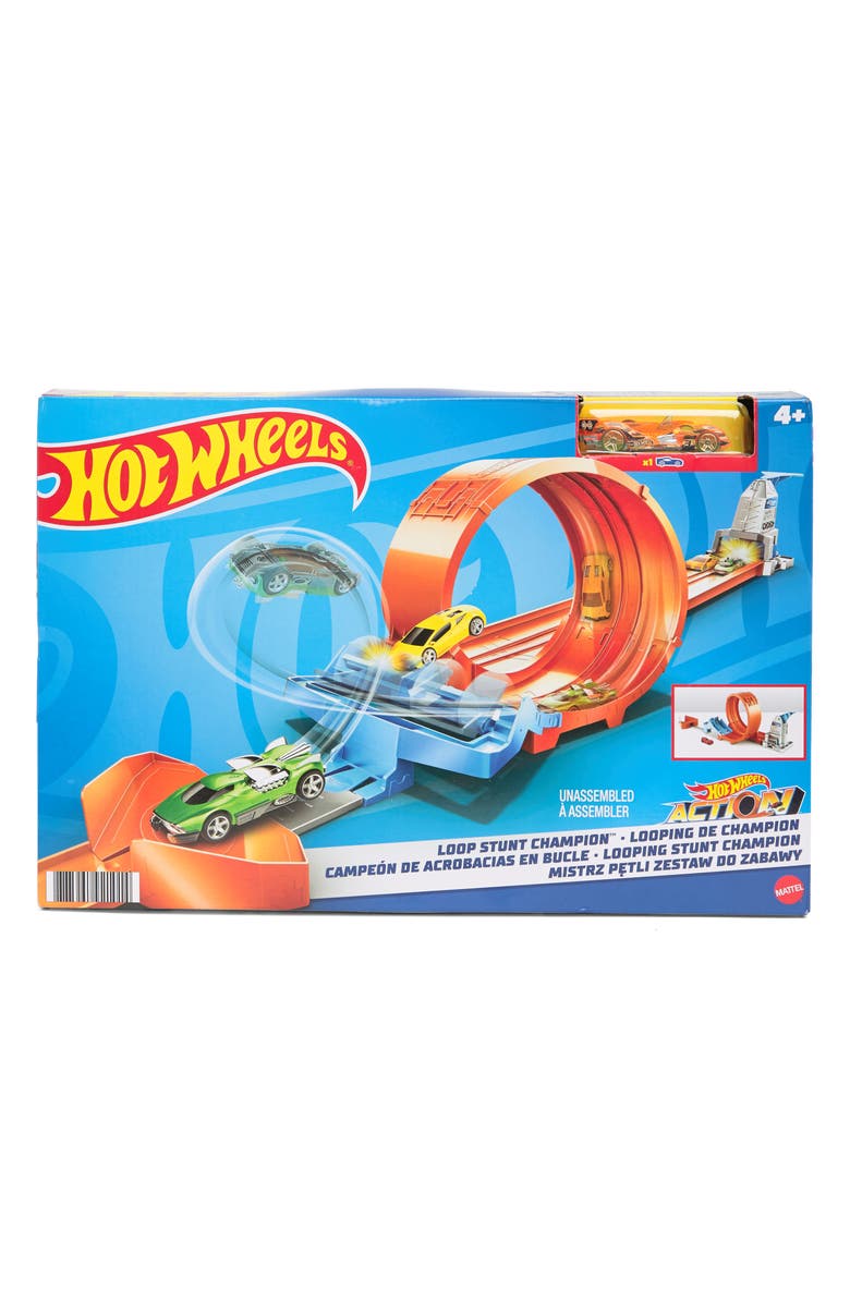 Mattel Hot Wheels Loop Stunt Champion Track Set, Main, color,