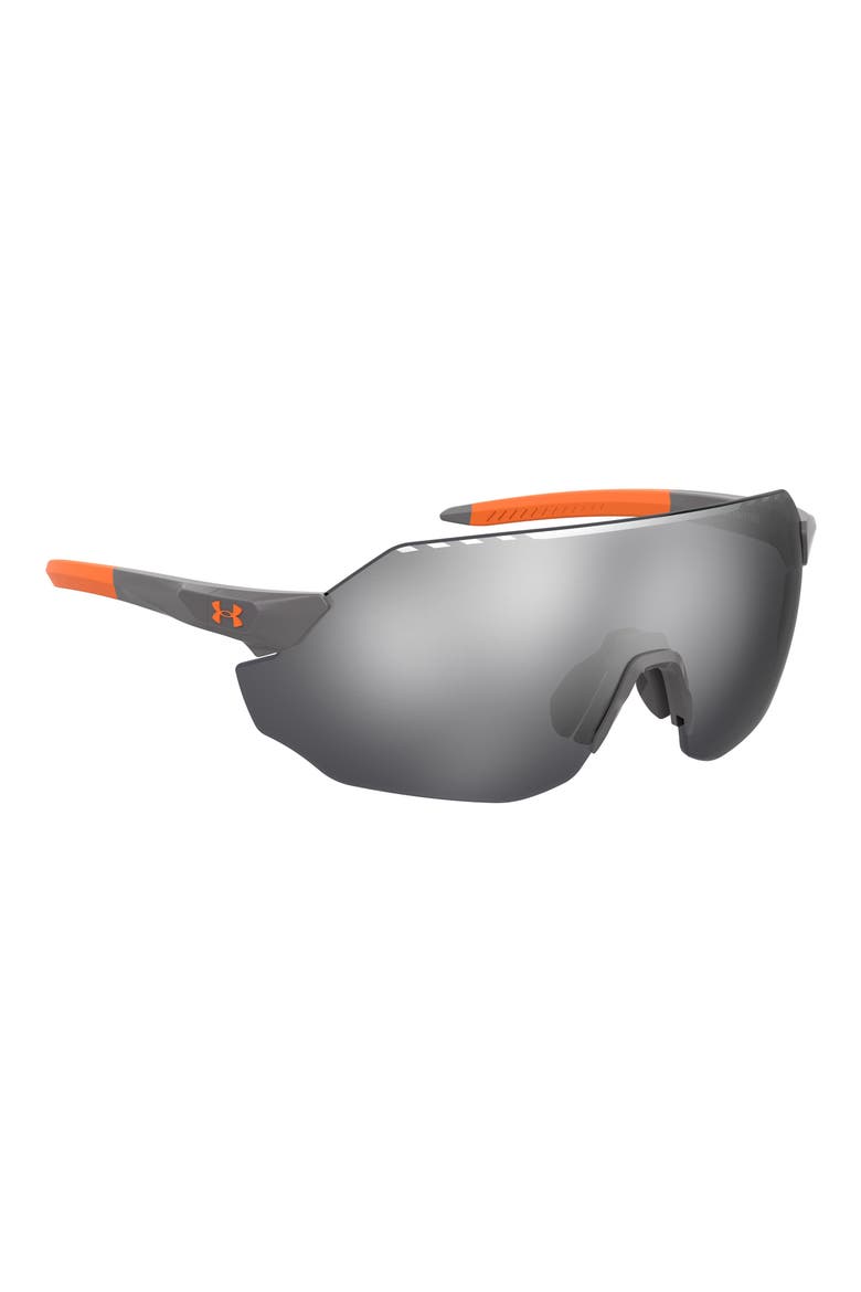 Halftime 99mm Graident Mask Sunglasses, Alternate, color, GREY