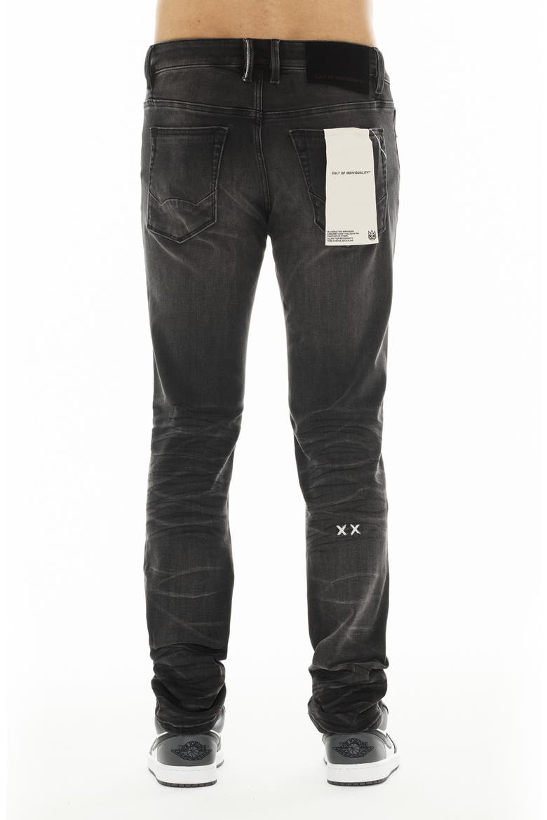 Rocker Slim Fit Jeans, Alternate, color, ASH