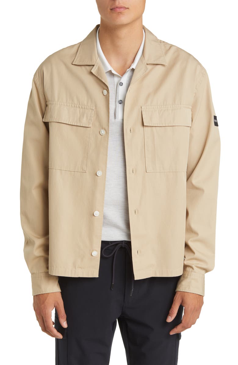 BOSS Naldo Relaxed Fit Button-Up Camp Shirt, Main, color, 