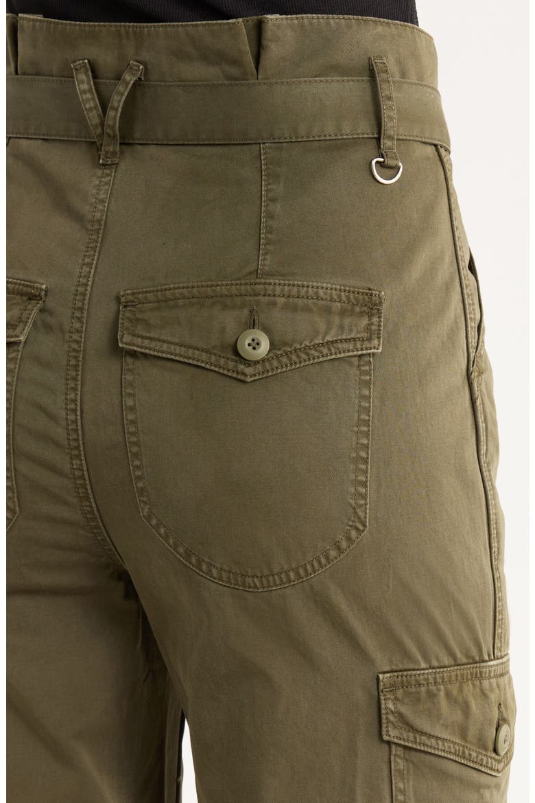 Damara Belted Wide Leg Cargo Pants, Alternate, color, CYPRESS