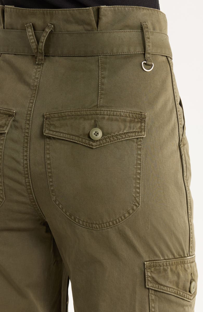 Veronica Beard Damara Belted Wide Leg Cargo Pants, Alternate, color, Cypress