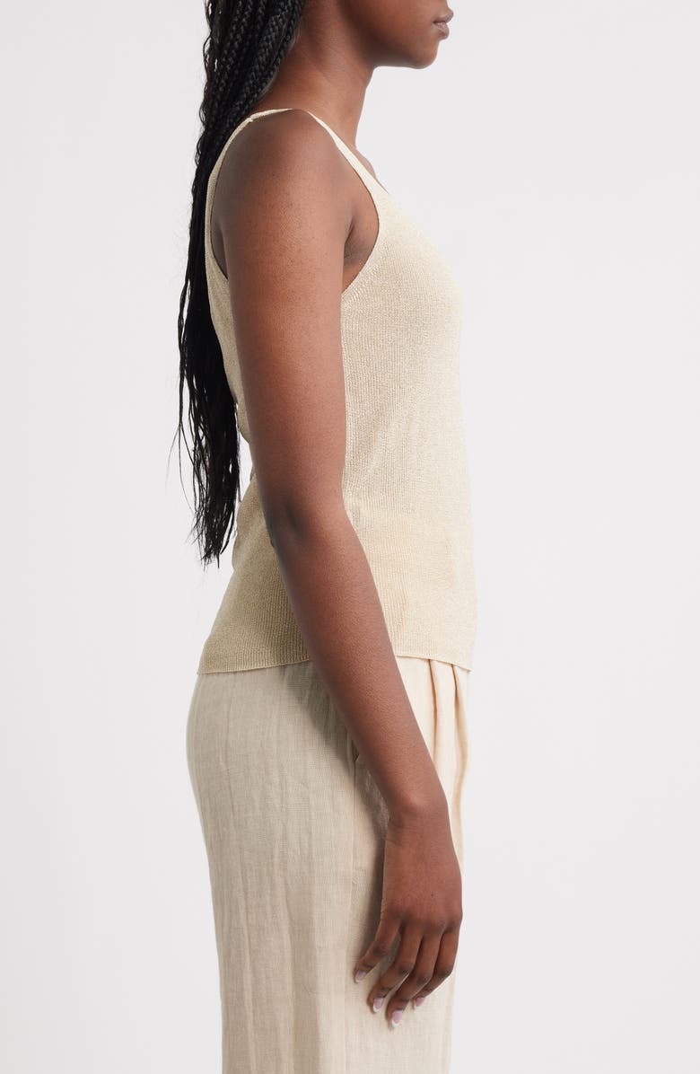 MANGO Sweater Tank, Alternate, color, Gold